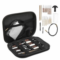 Pistol Cleaning Brush Kit Carrying Case For Caliber Hand Gun 22 357 38 40 45 9mm