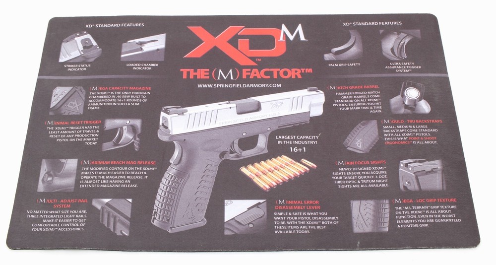 SPRINGFIELD XDM “M Factor” Work Mat