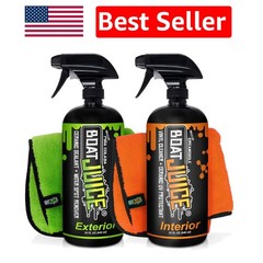 32oz Boat Cleaner Kit: Powerful Streak-Free Water Spot Remover & Interior Spray
