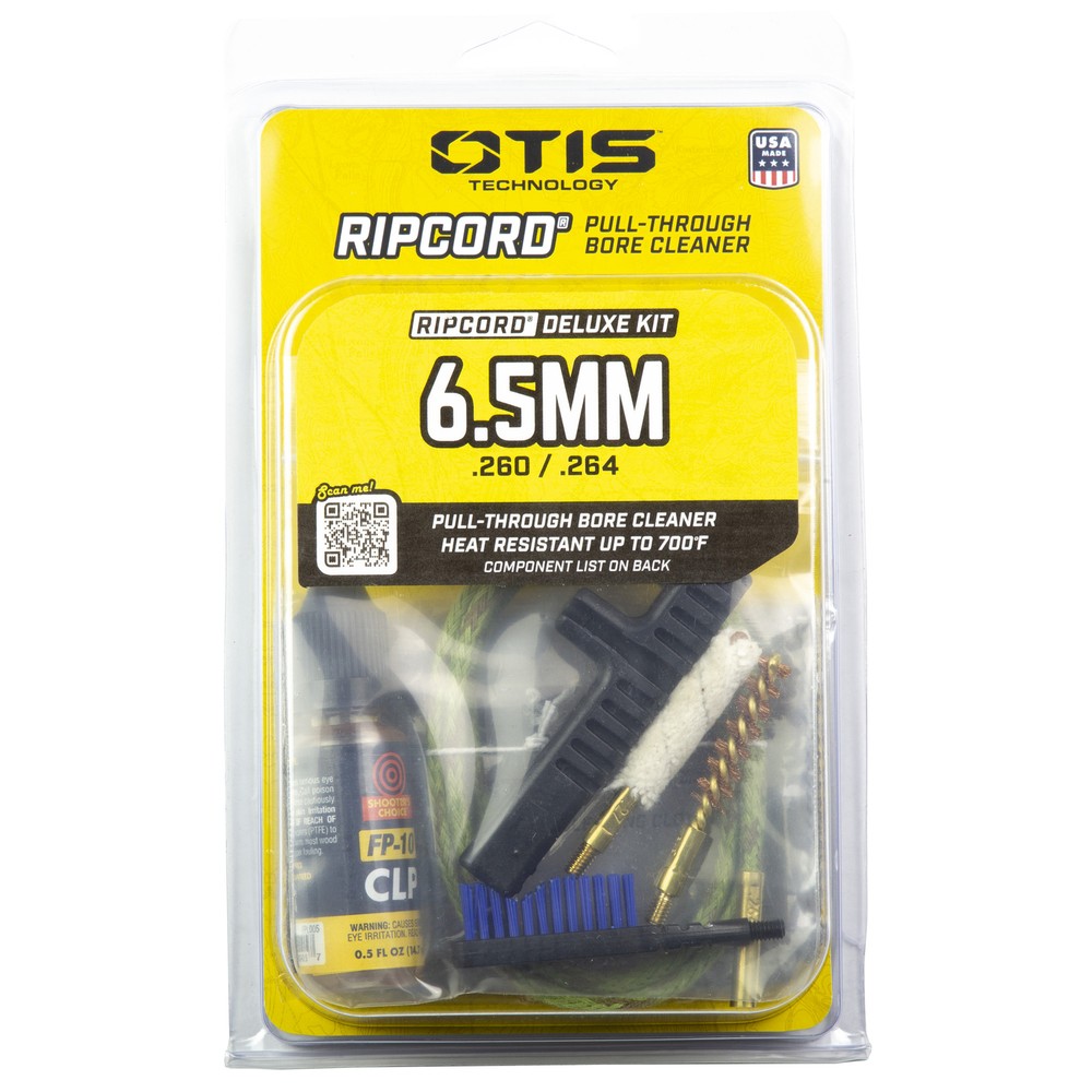 Otis Ripcord Deluxe Cleaning Kit f/6.5/264 Caliber w/T-Handle & FP-10 Lubricant