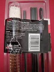 KleenBore Valu-P Rod Shotgun Cleaning Set, 12 Gauge, VP-12 AND 500 Patches CP19B