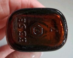 Vintage GUN SLICK Empty Clear GUN OIL Bottle.