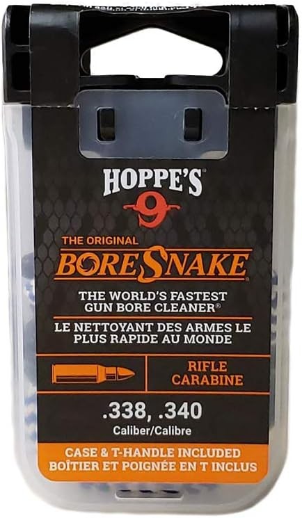 Hoppe’s, Boresnake® Den Rifle with Den and T-Handle, Rifle Cleaner