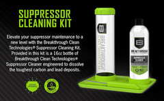 Breakthrough Clean Technologies Suppressor Cleaning Kit, 16Oz. Removes Carbon an