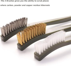 Gun Cleaning Brushes Picks Kit Set Brass Copper Steel Nylon Stainless Steel Ploy