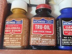 Vintage Birchwood Casey Tru-Oil Stock & Perma Blue Barrel Finishing Kit NOS