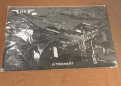TekMat Gun Cleaning Mat for 1911 Pistol, 11″ x 17″, Black