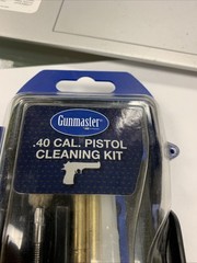 Gunmaster .40/10MM Pistol 14 Pieces Black-Blue Cleaning Kit Used Small Amount