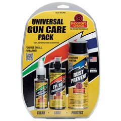 SHOOTER’S CHOICE Universal Gun Care 3 Pcs Pack for Rifles, Handguns & Shotguns