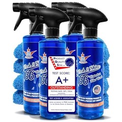 Motorcycle Cleaner Wash&Shine 66 | WATERLESS Motorcycle Wash with Ultra Shine