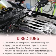 Vortex II Air Cleaning Gun – Pro Auto Detailing Tool for Deep Cleaning Interiors