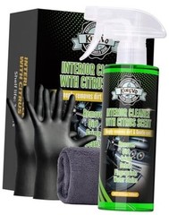 Kingvo Car Interior Cleaner Spray, Multipurpose Leather Seat Cleaner Citrus