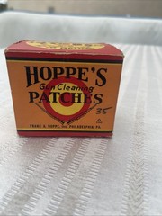 Vintage Hoppe’s Gun Cleaning Patches With Box No 5 12-16 Gauge