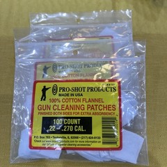 3 packs! LOT Pro-Shot Products 1 – 1/8″ Square Cleaning Patches – 100ct EACH