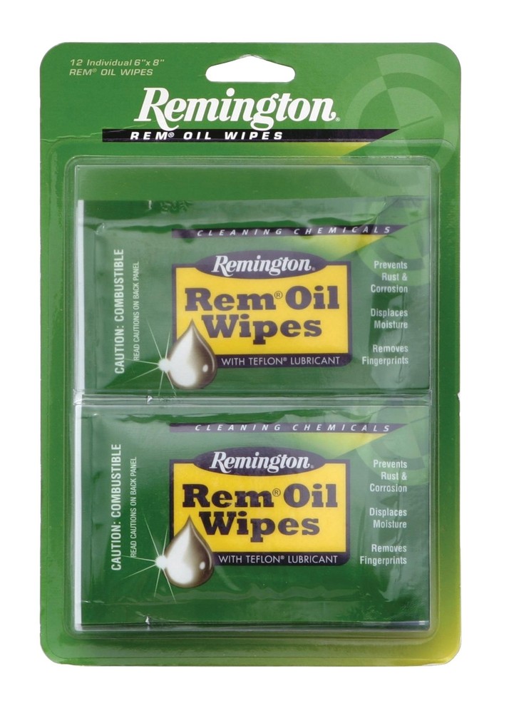 New Remington Rem-Oil Wipes (12 Count) 18411