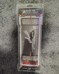 Real Avid AR15 Smart Cleaning Mat Magnetic Parts Keeper 43×16 Black/Red/Gray