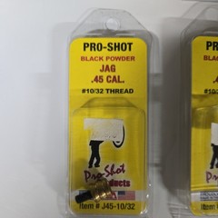 Pro-Shot Black Powder Rifle Cleaning Jag Lot of 5 #J58, J54, J50, J45, all 10/32
