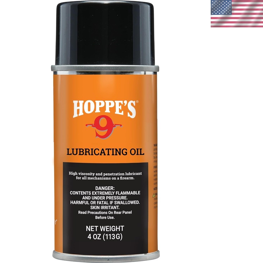 No. 9 Lubricating Oil Spray – Ideal for Firearms & Fishing Reels, 4 Oz.