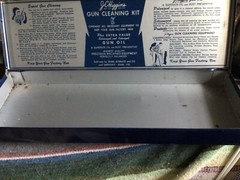 J. C. Higgins shotgun cleaning kit no. 2144 tin only