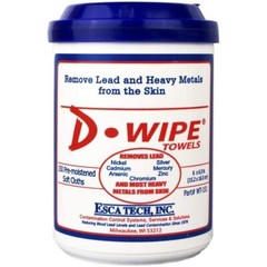 D-Lead Disposable Wipes 6.5″ x 6” 150 Towel Ct 8/Pack WT-150 Removes Lead Dust