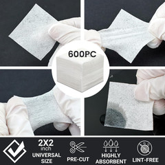 1200/800/600PCS Gun Cleaning Kit – Gun Cleaning Patches and Swabs, 6-Inch Pointe