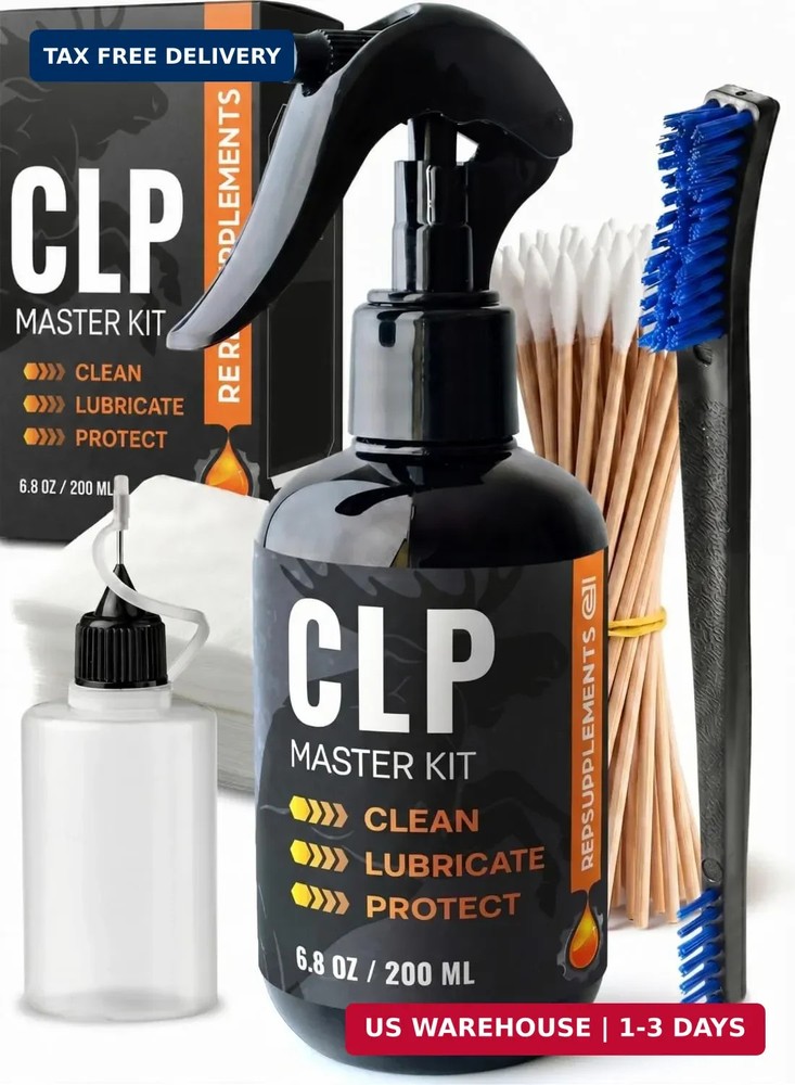 Gun Cleaning Oil Kit 3-in-1 Cleans, Lubes, Protects – 6.8 Oz. Sprayer Gun Cleane