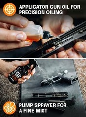 Gun Cleaning Oil – 6.8 Oz of All-in-One CLP [Cleaner, Lubricant, & Protectant]**
