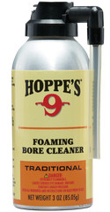 Hoppes Foaming One Step Bore Cleaner Removes Copper/Powder Residue 3 Oz 907