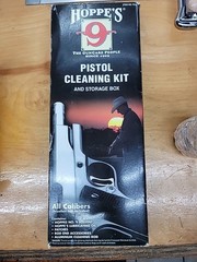 Pistol Gun Cleaning Kit Maintenance Cleaner .38 .357, 9mm Caliber Handgun Hoppes