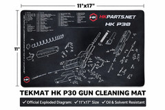 TekMat HK P30 Gun Cleaning Mat 11×17 HKParts Exploded Diagram TEK-17-P30OF-HK