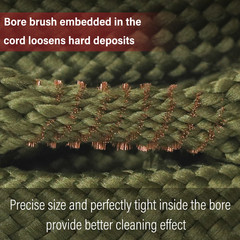 Bore Rope Gun Barrel Cleaning Snake for 12 Gauge .22 .223 .38 .308 .30 .303 Cal