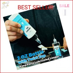 100% Silicone Air Gun Oil 2 oz & 1 oz Needle Oiler Airsoft Oil, Multi-Purpose Ai