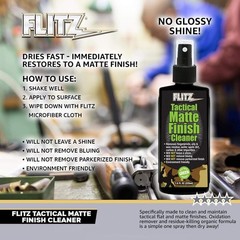 Flitz Tactical Matte Finish Cleaner 7.6oz/225ml Spray Bottle TM81585 (SEE VIDEO)