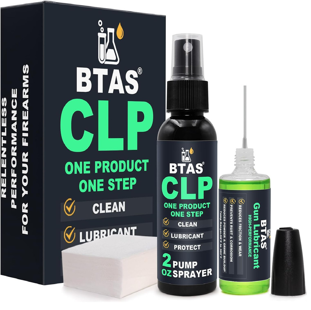 Gun Cleaner and Lubricant CLP Gun Oil Cleaning Kit Universal Spray Solvent 2oz &