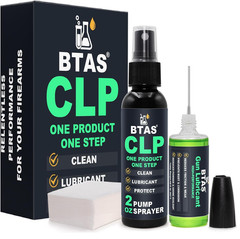 Gun Cleaner and Lubricant CLP Gun Oil Cleaning Kit Universal Spray Solvent 2oz &