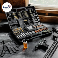 Elite Universal Gun Cleaning Kit for All Guns, Gun Brushes for Pistol Handgun Sh