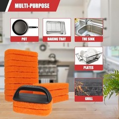 Upgraded Griddle Cleaning Kit for Blackstone, Flat Top Grill Cleaner Set 19