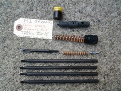 M1 Garand Buttstock Cleaning Kit with grease pot