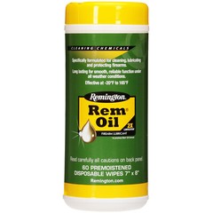 Remington 60 REM OIL WIPES FIREARM LUBRICANT Gun Care CLEAN LUBRICATE PROTECT HQ