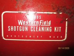 Vintage Wards Western Field Cleaning Kit Montgomery Ward