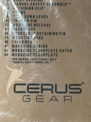 Cerus Gear Gun Cleaning and Maintenance Mat FN 509 17″ x 12″
