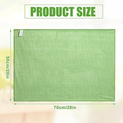 Nuanchu 20 Pieces Extra Large Microfiber Cleaning Cloth Rags Towels Bulk 20 X