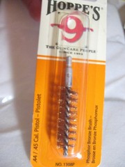 Hoppe’s 1308P Gun Bore cleaning brush .44 & .45 Pistol
