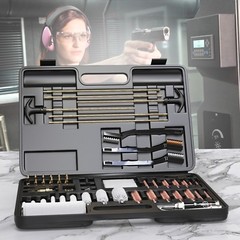 Marksman Precision Universal Gun Cleaning Kit – CNC Machined BRASS Jags & Tips!