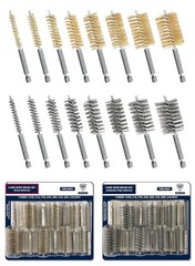 Professional 16-Piece Bore Brush Set for Rust & Paint Removal – 8 Sizes Included