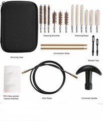 68PCS Pistol Gun Cleaning Kit 22,357,38, 9mm,40,45 Caliber Pistol Maintaince Kit