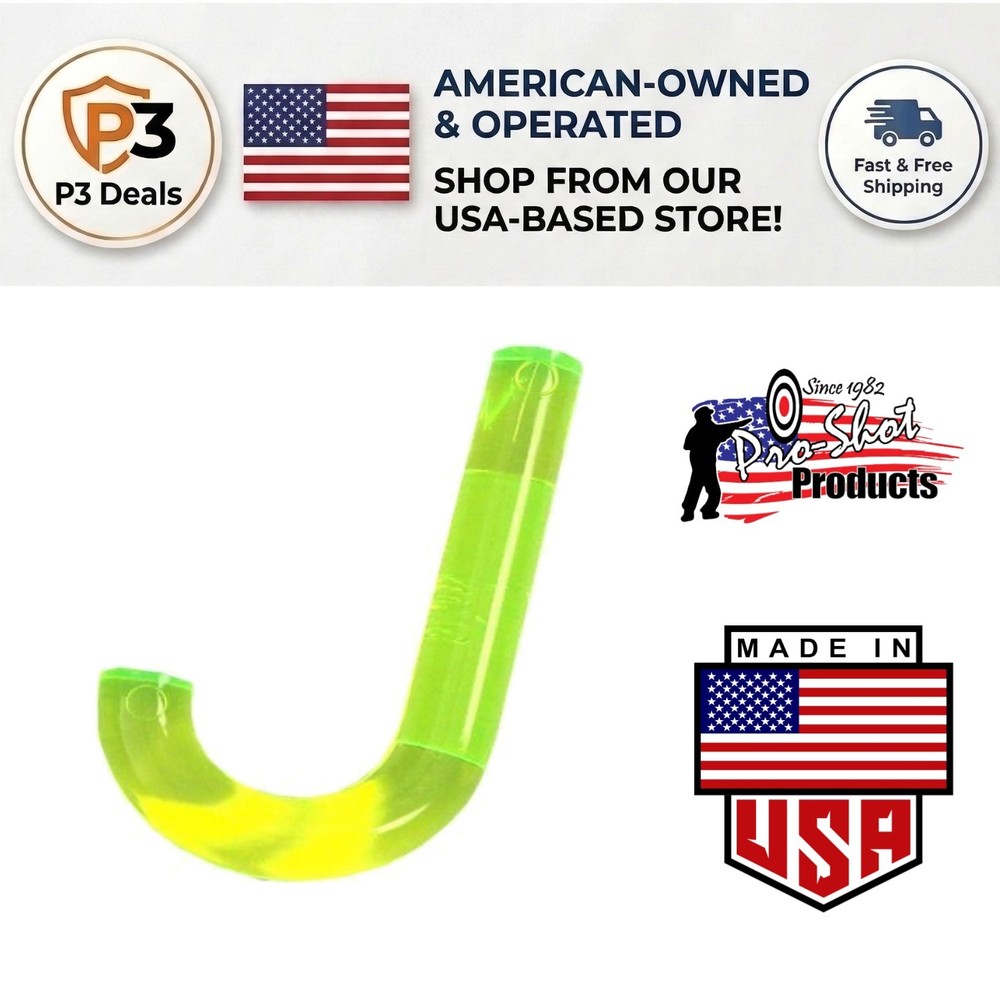 Pro-Shot Neon Green Bore Light Set: Battery-Free Firearm Inspection Essential
