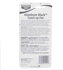 Fast-Drying Aluminum Black Metal Finish Touch-Up Pen – Restores Scratched Areas