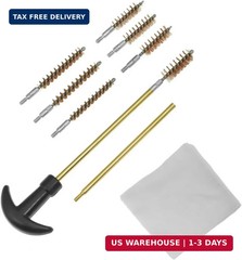 Handgun Cleaning Kit for.22.27.30.357.38,9mm.40.45 Caliber Pistol,with Bronze Bo