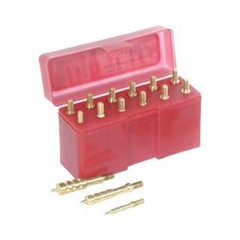 Tipton 749245 13-Piece Solid Brass Jag Set Multi-Caliber w/ Storage Box